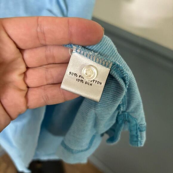 Peter Millar Crown Soft Short Sleeve Polo Style Shirt Size Large - Picture 3 of 4